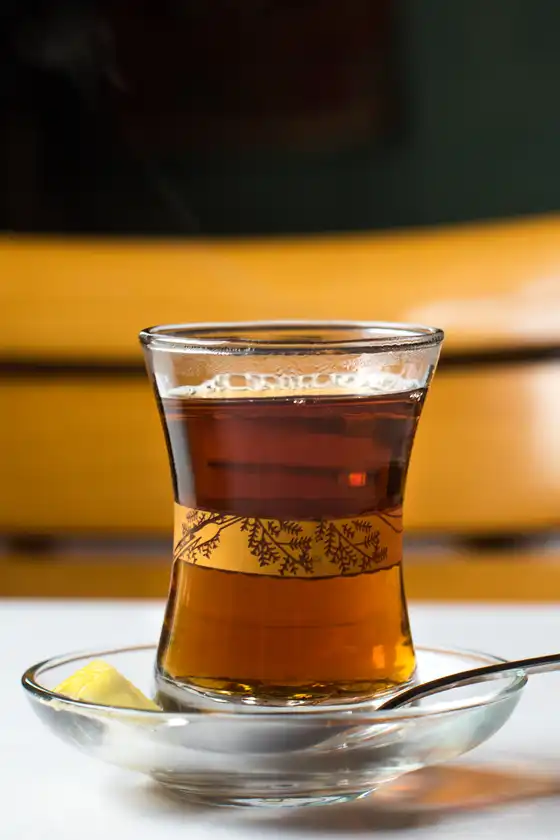 Bosphorus Istanbul Cafe vertical shot